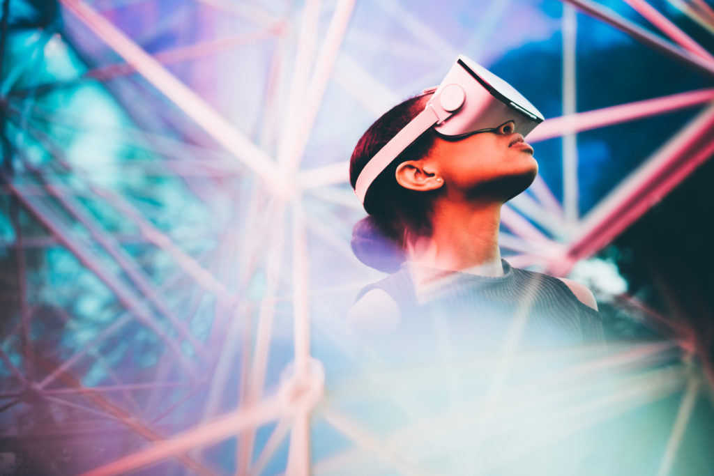 virtual reality head set