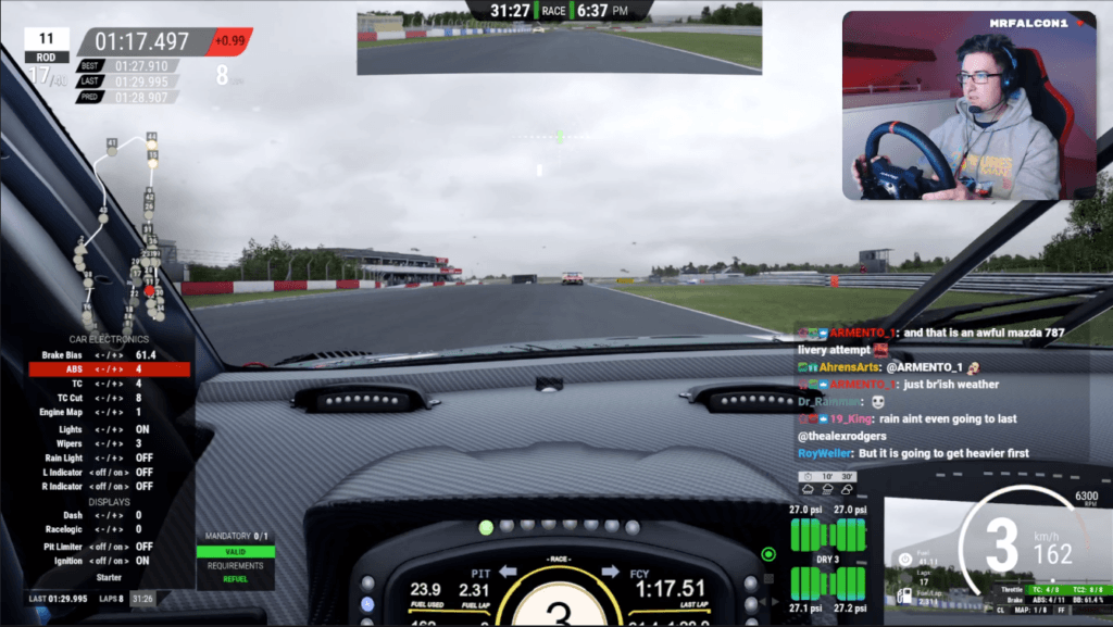 thealexrodgers is sim racing Assetto Corsa Competizione on Twitch