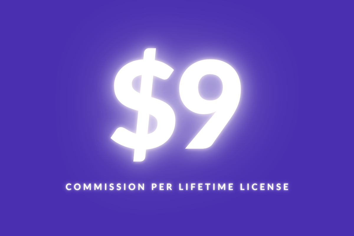 30% commission per Standalone license